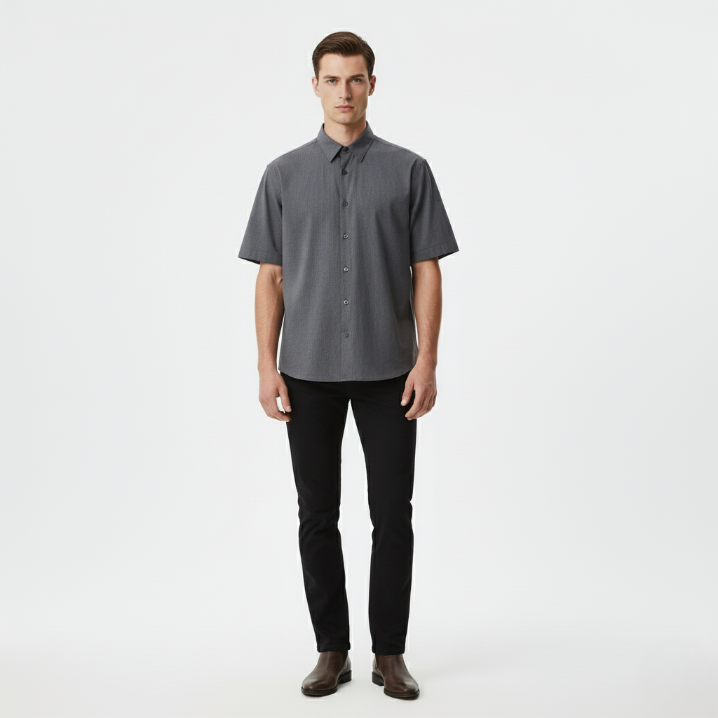 Men’s Button-Down Shirt | Short-Sleeve
