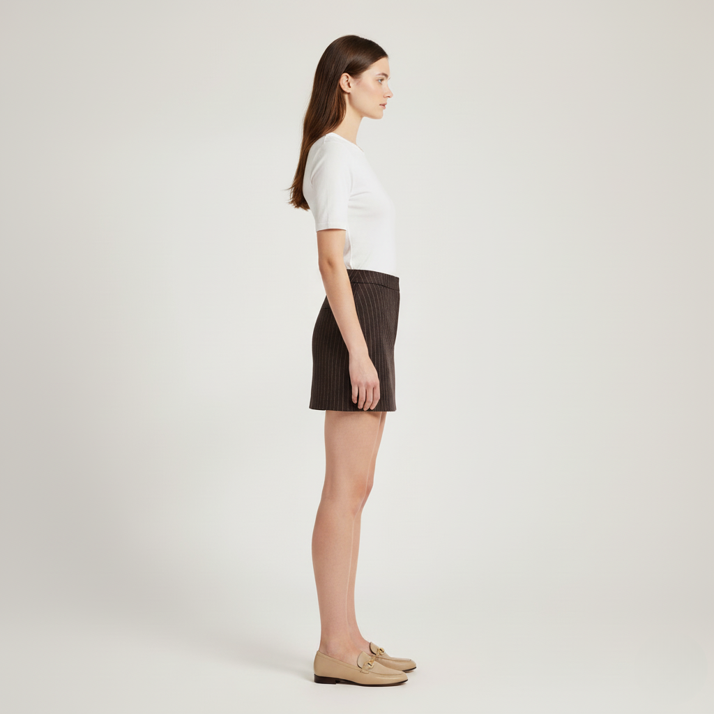 Women’s Ribbed Knit Top | Short-Sleeve Fit