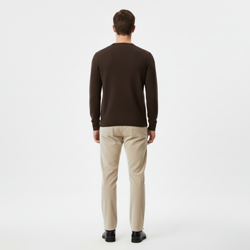 Men’s Crew Neck Sweater | Tailored Fit
