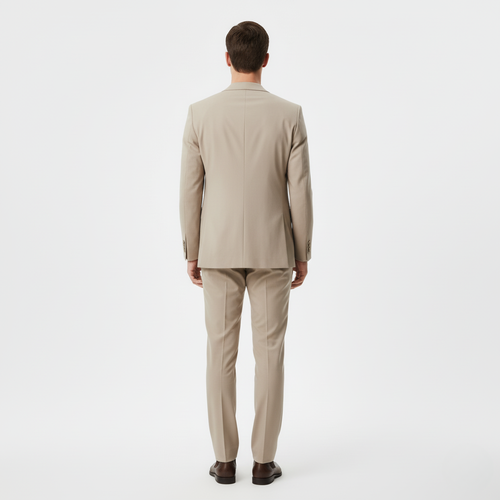 Men’s Tailored Suit | Beige Slim Fit
