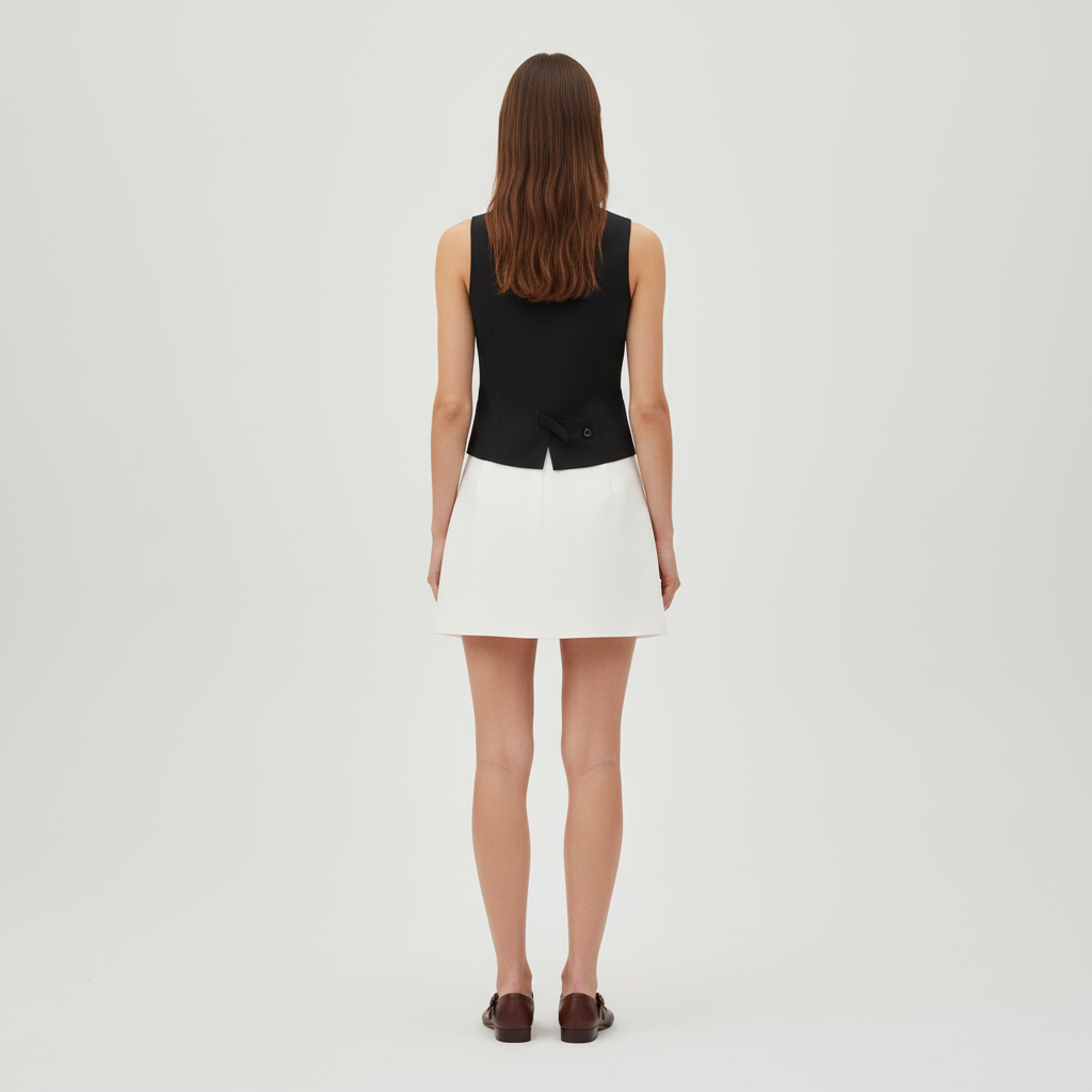 Women’s Tailored Vest | Button-Front Style