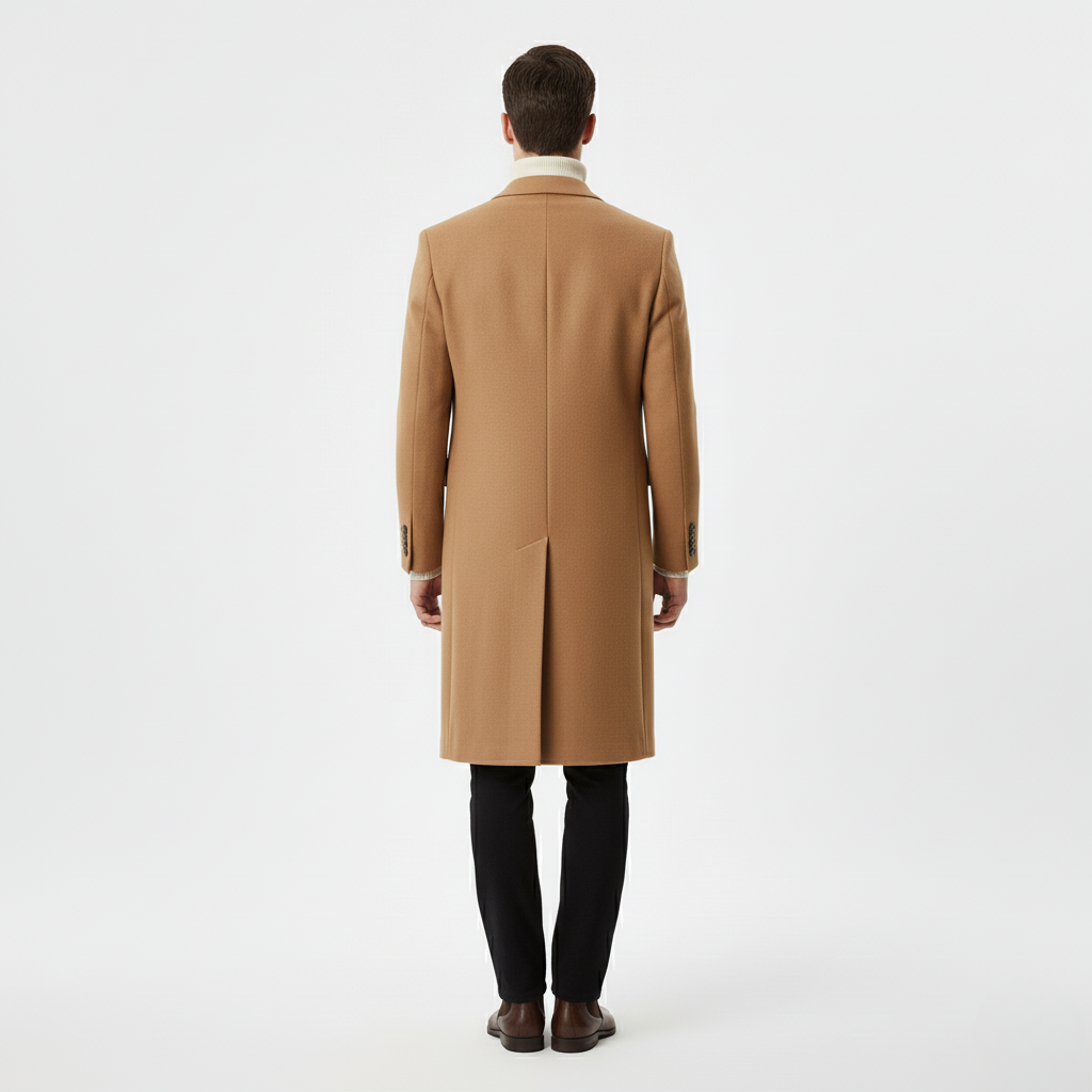 Men’s Overcoat | Long Tailored Fit